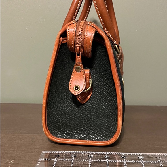 Dooney & Bourke Vintage Dark Green Satchel - Picture 4 of 16